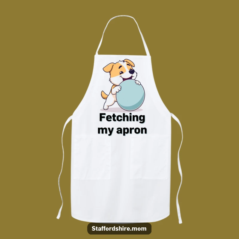 Funny Dog Apron: Fetching Chef, Kitchen Fun