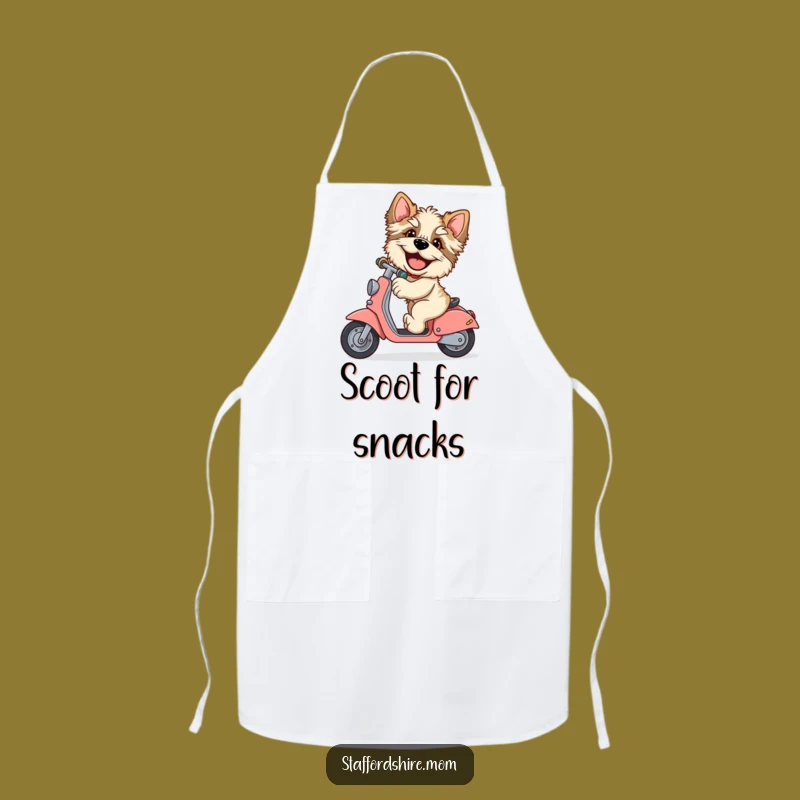 Funny Staffordshire Scooter Apron: Kitchen Giggles, Perfect Humorous Chef Gift