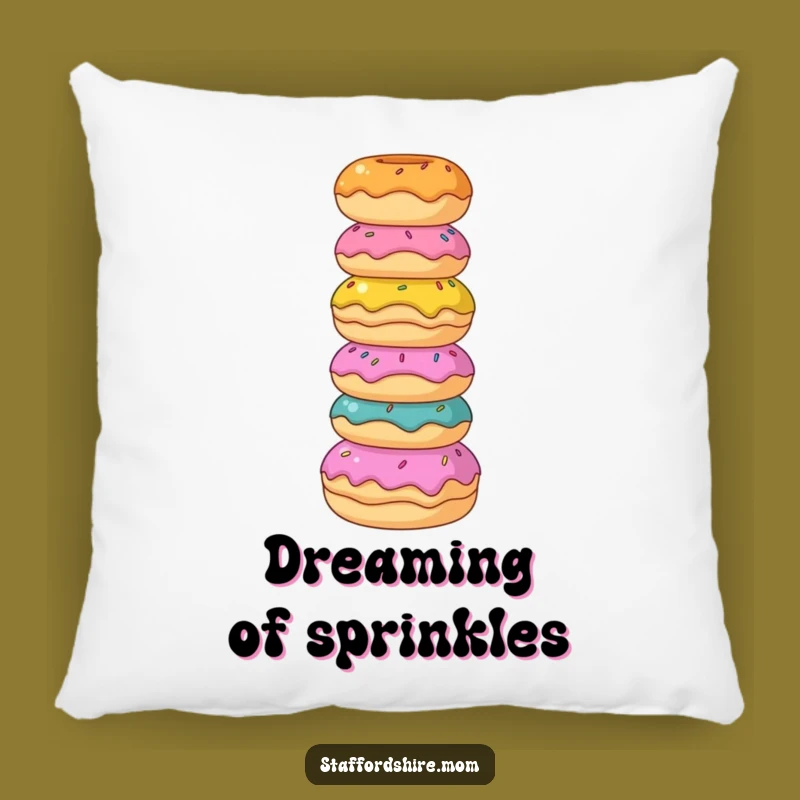 Cozy Funny Staffordshire Donut Pillow: Sweet Comfort and Charm