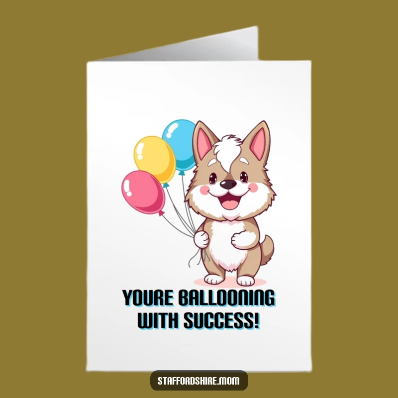 Free Printable Congrats Card: Staffordshire Balloon Celebration!