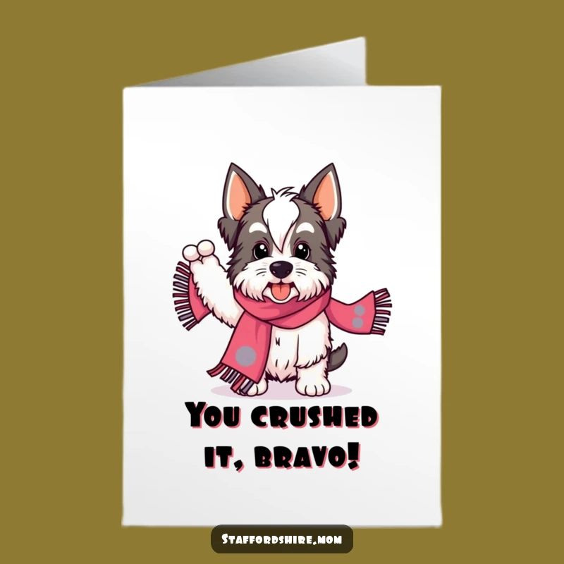 Free Printable Congrats Card: Staffordshire's Victory Scarf Wave!