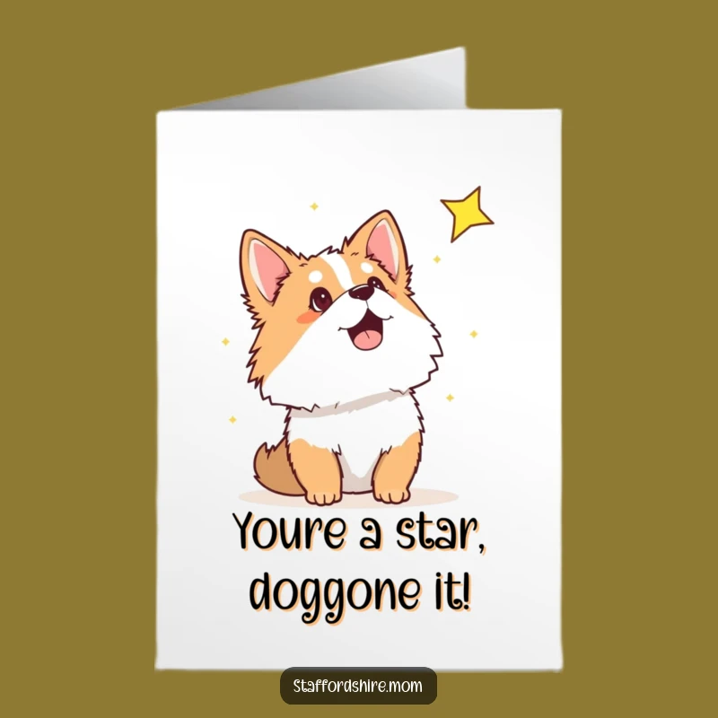 Free Printable Congrats Card: Staffordshire's Shooting Star Wish Achieved!