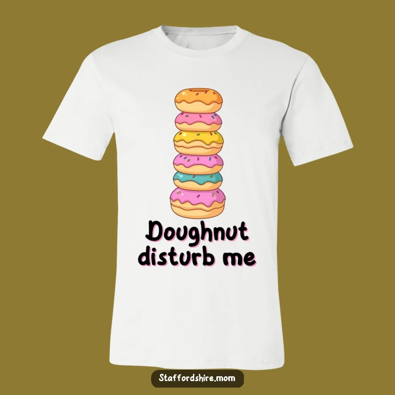 Funny Staffordshire Donut T-Shirt: Balancing Sweetness in Style