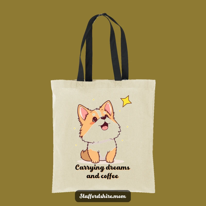 Funny Staffordshire Shooting Star Tote Bag - Carry Your Magic & Gifts